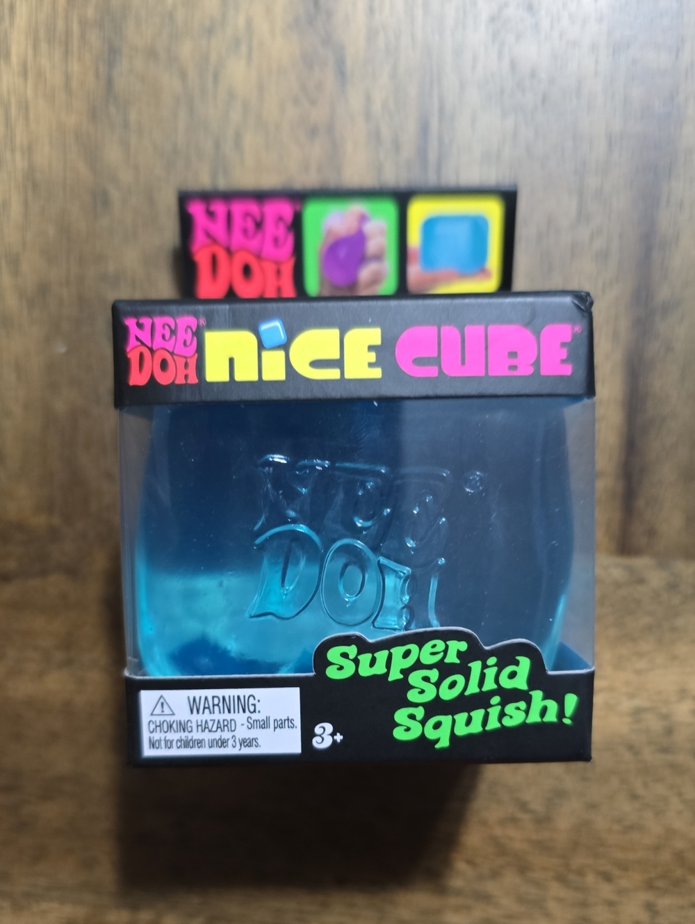 NeeDoh Nice Cube - Blue Super Solid Squish